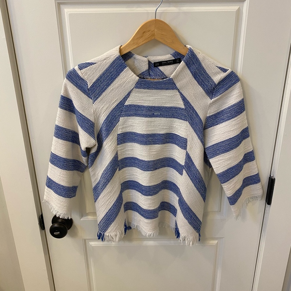 Zara 3/4 sleeve top